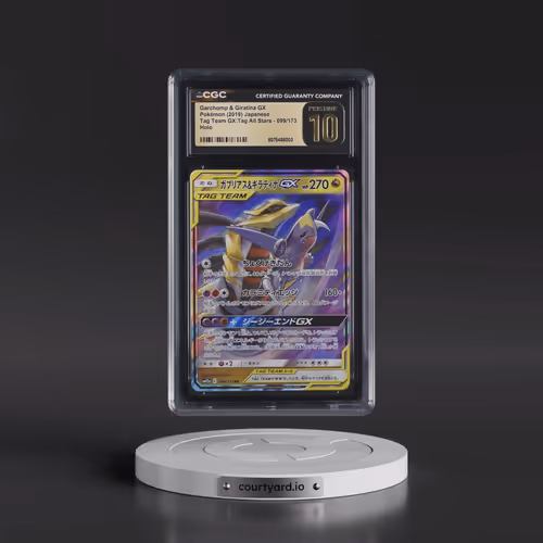 2019 Tag Team GX: Tag All Stars #099/173 Garchomp & Giratina GX - Holo (CGC 10 PRISTINE)