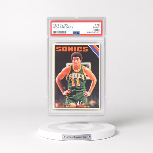 1975 Topps #78 Leonard Gray (PSA 9 MINT)