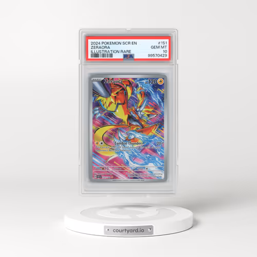 2024 Pokémon Scr EN-Stellar Crown #151 Zeraora - Illustration Rare (PSA 10 GEM MINT)
