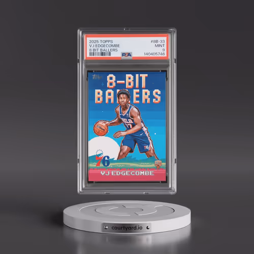 2025 Topps 8 Bit Ballers #8B-33 VJ Edgecombe (PSA 9 MINT)
