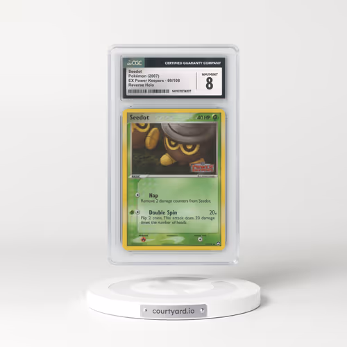2007 EX Power Keepers #60/108 Seedot - Reverse Holo (CGC 8 NM-MT)