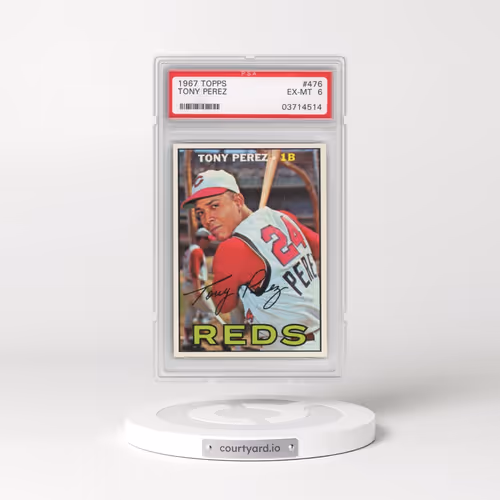 1967 Topps #476 Tony Perez (PSA 6 EX-MT)