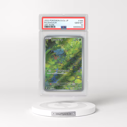 2023 Pokémon Sv2a-Pokemon 151 #166 Bulbasaur - Art Rare (PSA 10 GEM MINT)