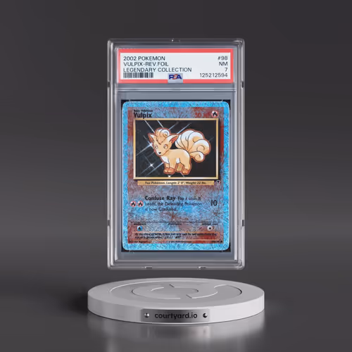 2002 Pokémon Legendary Collection #98 Vulpix - Reverse Foil (PSA 7 NM)