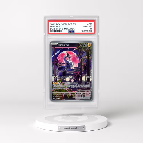 2023 Pokémon Svp EN-SV Black Star Promo #013 Miraidon - Scarlet & Violet Pokemon Center Elite Trainer Box-Miraidon (PSA 10 GEM MINT)