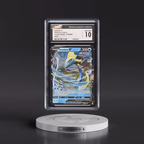 2019 Fusion Strike #078/264 Inteleon V - Holo (CGC 10 GEM MINT)