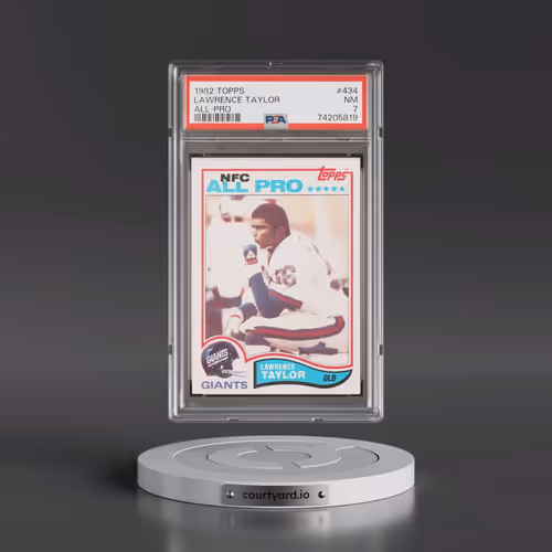 1982 Topps #434 Lawrence Taylor - All-Pro (PSA 7 NM)