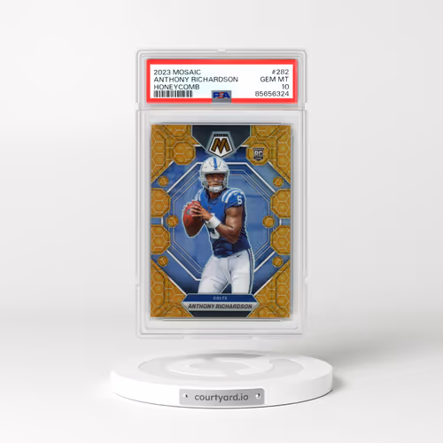 2023 Panini Mosaic #282 Anthony Richardson - Honeycomb (PSA 10 GEM MINT)
