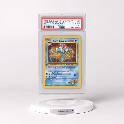 2000 Pokemon Gym Heroes Misty's Tentacruel Holo-1st Edition 10