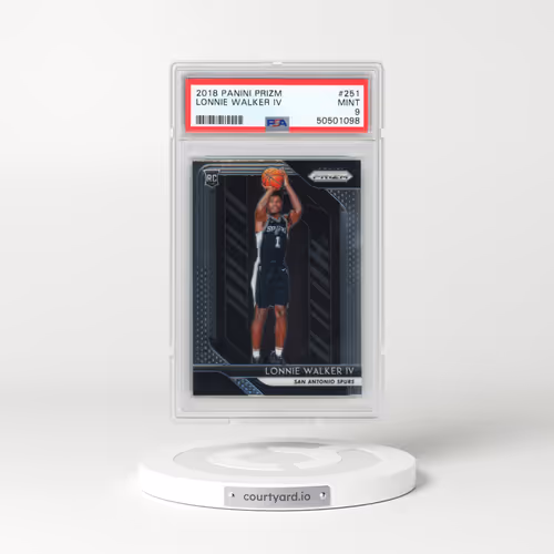 2018 Panini Prizm #251 Lonnie Walker IV (PSA 9 MINT)