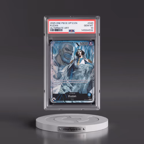 2025 One Piece OP12-Legacy of the Master #040 Kuzan - Alternate Art (PSA 10 GEM MINT)