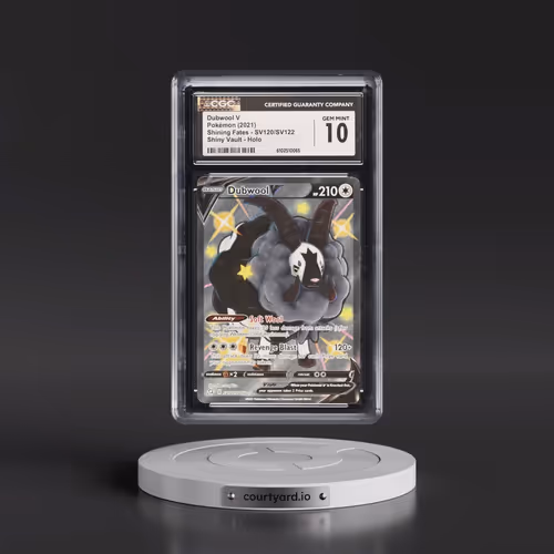 2021 Shining Fates #SV120/SV122 Dubwool V - Shiny Vault Holo (CGC 10 GEM MINT)
