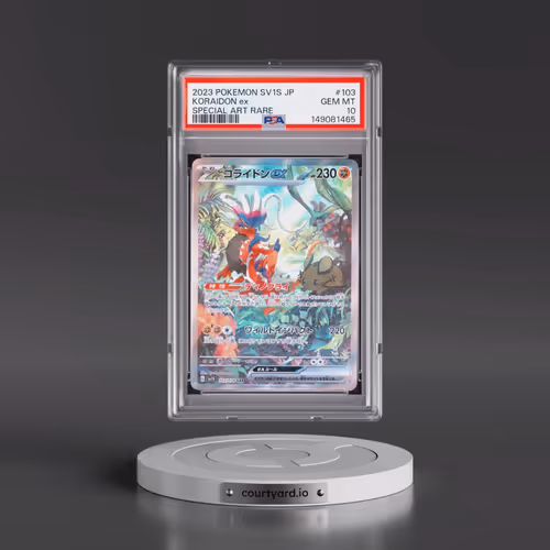 2023 Pokémon Sv1s-Scarlet EX #103 Koraidon EX - Holo Special Art Rare (PSA 10 GEM MINT)