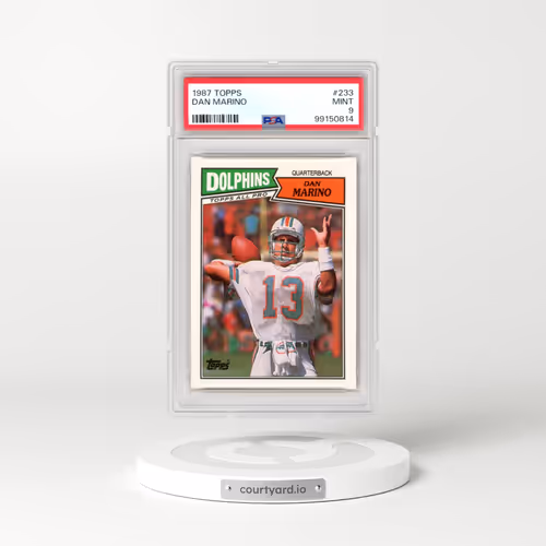1987 Topps #233 Dan Marino (PSA 9 MINT)