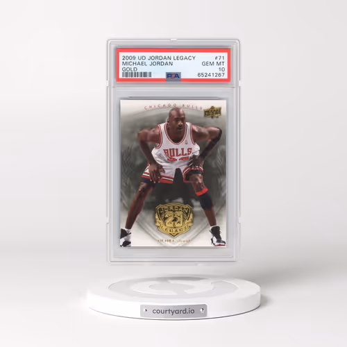 2009 Upper Deck Jordan Legacy Gold #71 Michael Jordan (PSA 10 GEM MINT)