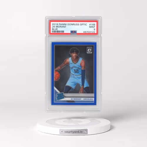 2019 Panini Donruss Optic #168 Ja Morant - Blue (PSA 9 MINT)