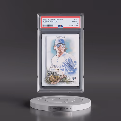 2022 Topps Allen & Ginter #203 Bobby Witt Jr. (PSA 10 GEM MINT)