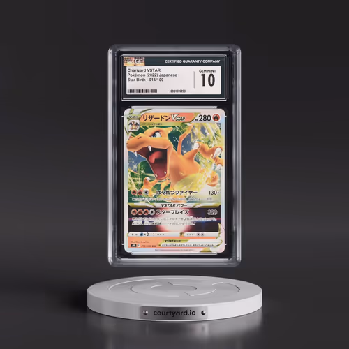 2022 Star Birth #015/100 Charizard VSTAR - Holo (CGC 10 GEM MINT)