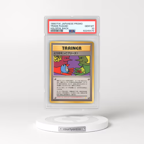 1998 Pokémon Promo Trade Please! - Holofoil Back (PSA 10 GEM MINT)