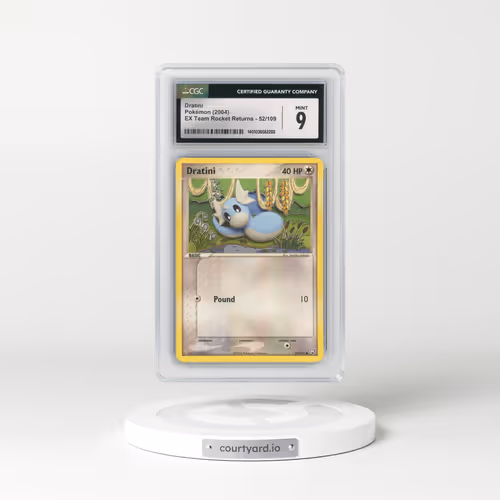2004 EX Team Rocket Returns #52/109 Dratini (CGC 9 MINT)