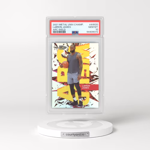 2021 Skybox Metal Universe Champions Arc Weld #AW20 LeBron James (PSA 10 GEM MINT)