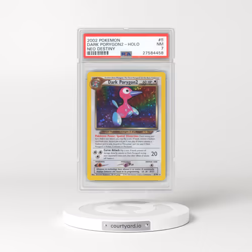 2002 Neo Destiny #8 Dark Porygon2 - Holo (PSA 7 NM)