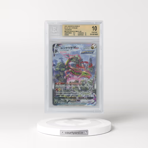 2021 Blue Sky Stream #083 Rayquaza VMAX - Hyper Rare Holo (BGS 10 PRISTINE)