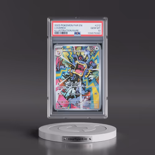 2023 Pokémon Par EN-Paradox Rift #212 Loudred - Illustration Rare (PSA 10 GEM MINT)
