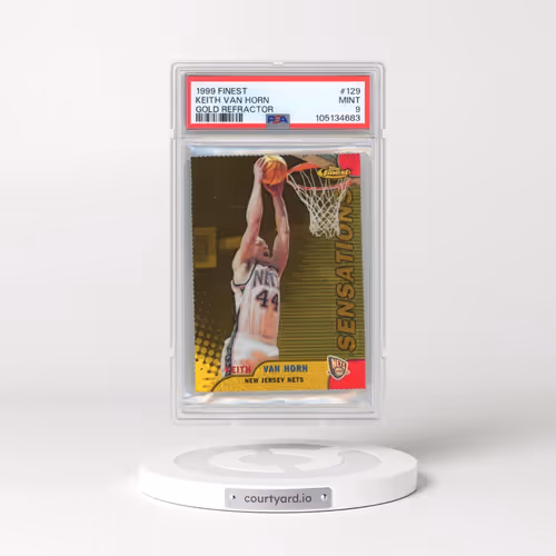 1999 Finest #129 Keith Van Horn - Gold Refractor (PSA 9 MINT)
