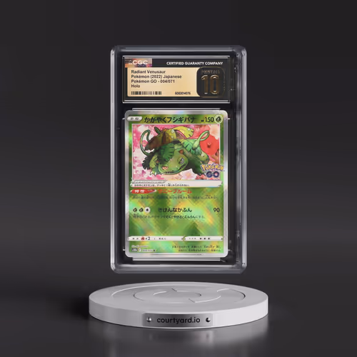 2022 Pokémon GO #004/071 Radiant Venusaur - Holo (CGC 10 PRISTINE)