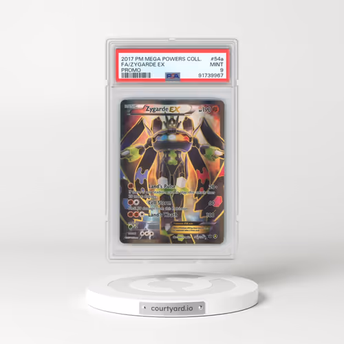 2017 Pokémon Mega Powers Collection Promo #54a Zygarde EX - Holo Full Art (PSA 9 MINT)