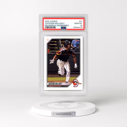 2022 Choice Delmarva Shorebirds #01 Jackson Holliday (PSA 10 GEM MINT)