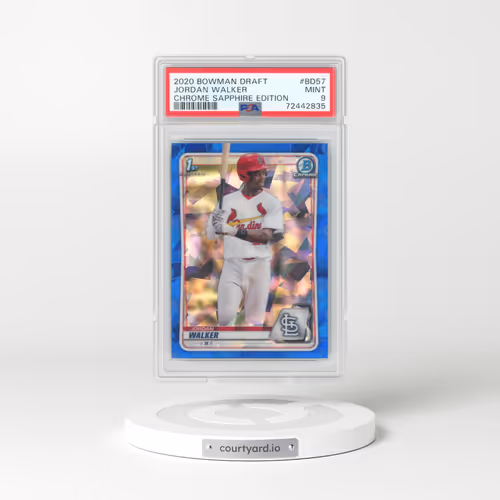 2020 Bowman Draft Chrome Sapphire Edition #BD57 Jordan Walker (PSA 9 MINT)
