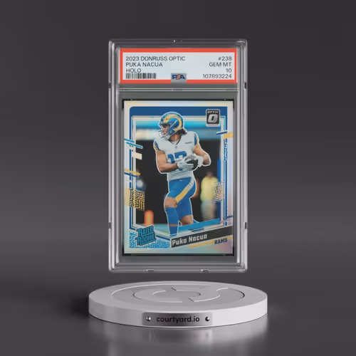 2023 Panini Donruss Optic #238 Puka Nacua - Holo (PSA 10 GEM MINT)