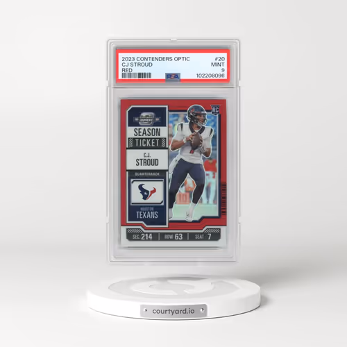 2023 Panini Contenders Optic #20 CJ Stroud - Red (PSA 9 MINT)