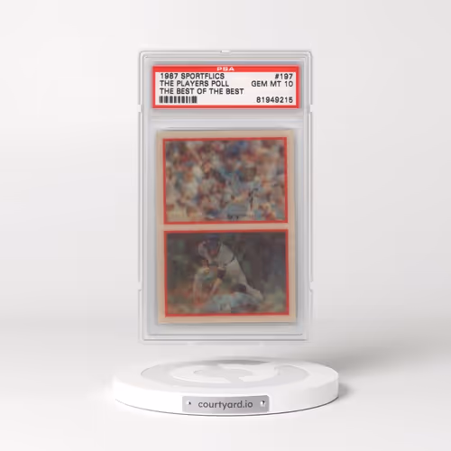 1987 Sportflics #197 The Players Poll - The Best of the Best (PSA 10 GEM MINT)