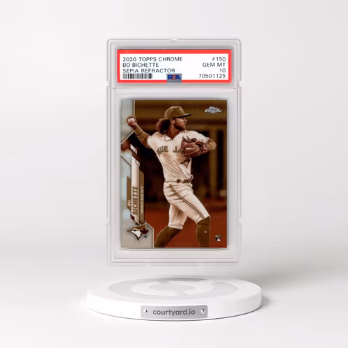 2020 Topps Chrome #150 Bo Bichette - Sepia Refractor (PSA 10 GEM MINT)