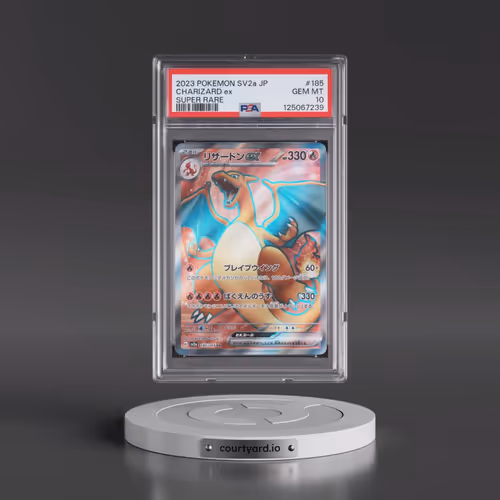 2023 Pokémon Sv2a-Pokemon 151 #185 Charizard EX - Holo Super Rare (PSA 10 GEM MINT)