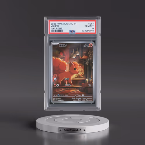 2025 Pokémon M1l-Mega Brave #067 Vulpix - Art Rare (PSA 10 GEM MINT)