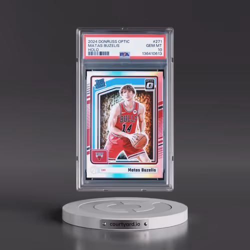 2024 Panini Donruss Optic #271 Matas Buzelis - Holo (PSA 10 GEM MINT)