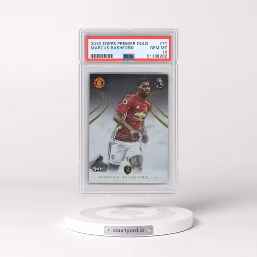 2016 Topps Premier Gold #71 Marcus Rashford (PSA 10 GEM MINT)