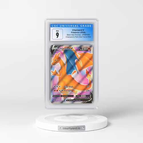 2017 Black Star Promos - Sword & Shield #SWSH050 Charizard V - Holo Champion's Path Elite Trainer Box (CGC 9 MINT)