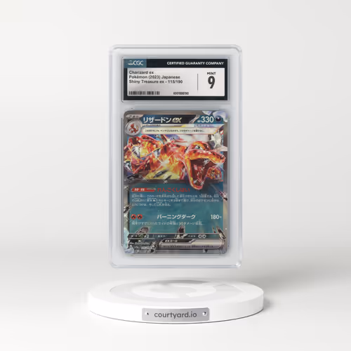 2023 Pokémon Sv4a-Shiny Treasure EX #115 Charizard EX - Holo (CGC 9 MINT)