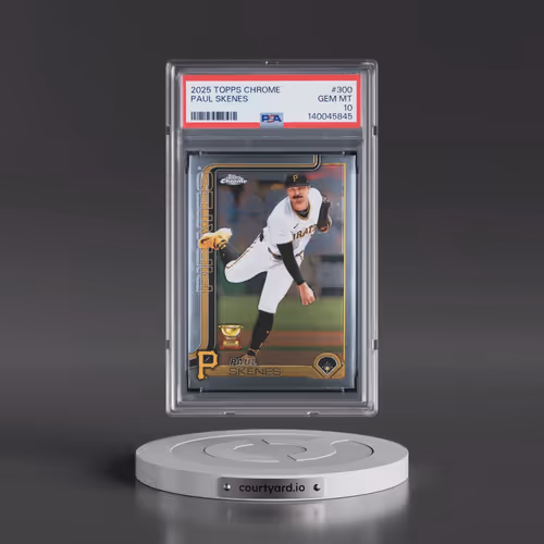 2025 Topps Chrome #300 Paul Skenes (PSA 10 GEM MINT)