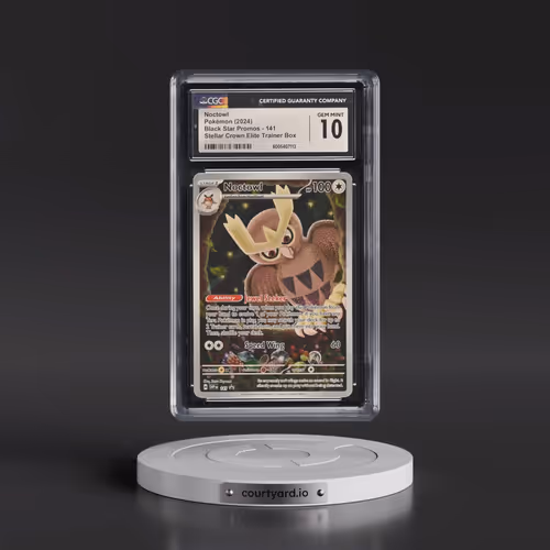 2024 Pokémon Svp EN-SV Black Star Promo #141 Noctowl - Stellar Crown Elite Trainer Box (CGC 10 GEM M