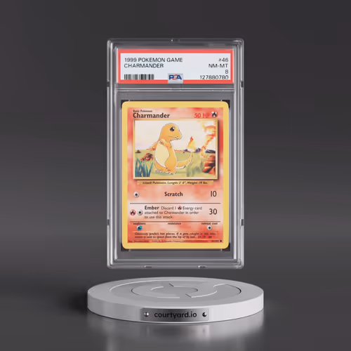 1999 Pokémon Game #46 Charmander (PSA 8 NM-MT)
