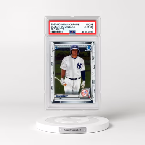 2020 Bowman Chrome Prospects #BCP8 Jasson Dominguez (PSA 10 GEM MINT)