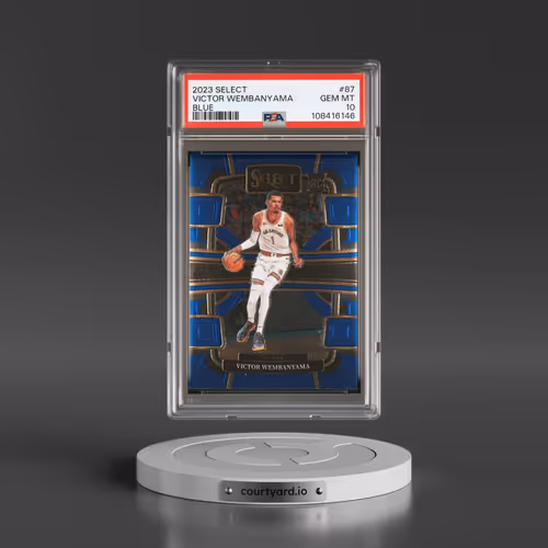 2023 Panini Select #87 Victor Wembanyama - Blue (PSA 10 GEM MINT)
