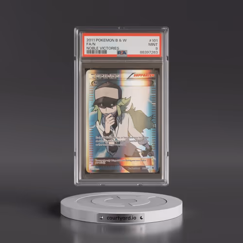 2011 Pokémon Black & White Noble Victories #101 N - Full Art (PSA 9 MINT)