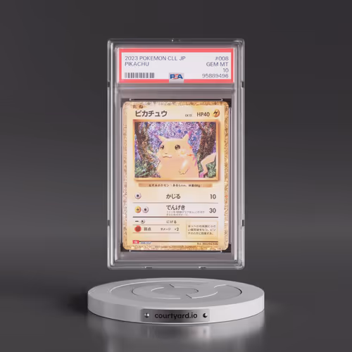 2023 Pokémon Cll-Trading Card Game Classic Charizard & HO-Oh EX Deck #008 Pikachu (PSA 10 GEM MINT)